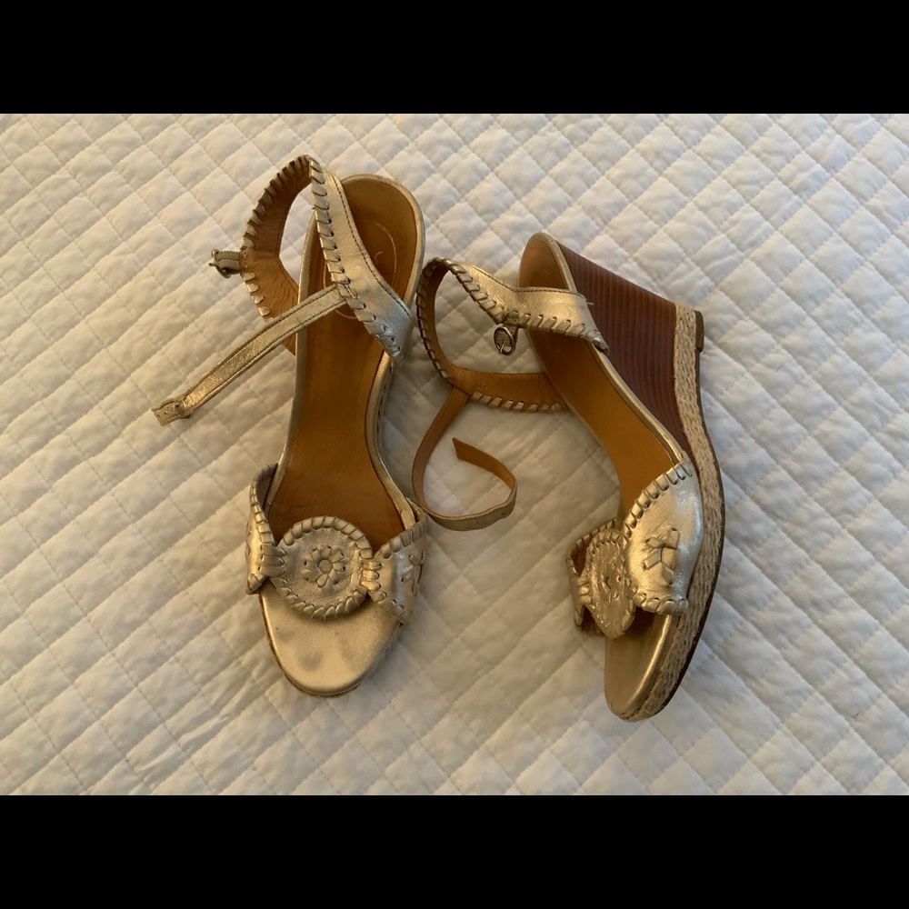 Lack Rogers Sandals Heels